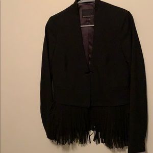 Banana Republic fringe blazer